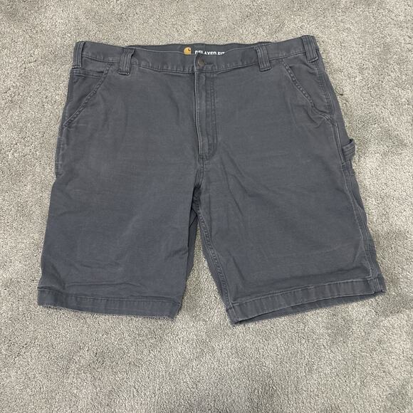 Carhartt Other - Carhartt Shorts Mens Size 40 Rugged Flex Relaxed Fit Canvas Utility Gray